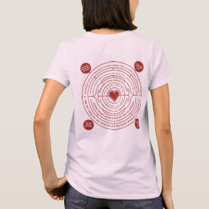 Vriendelijkheid Bloeit Inspirerende Bevestigingen T-shirt