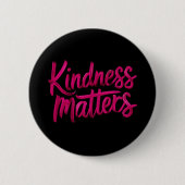 Vriendelijkheid doet ertoe verf ronde button 5,7 cm (Voorkant)
