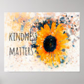 vriendelijkheid doet uitspraak over waterverf zonn poster (Voorkant)