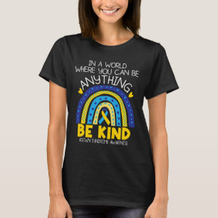 Vriendelijkheid - Down Syndroom Awareness Blauwe G T-shirt