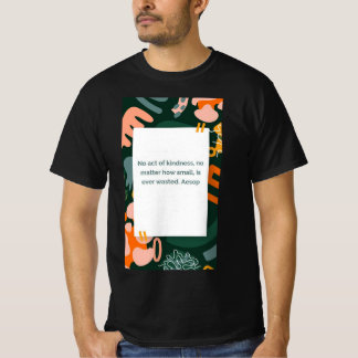 Vriendelijkheid echo's t-shirt