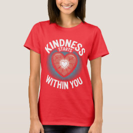 Vriendelijkheid & Healing – Inspirerend Quote T-shirt