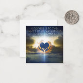 Vriendelijkheid Inspirerend Nota Kaart Notitiekaartje (Voorkant / Achterkant in situ)