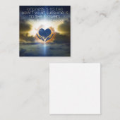 Vriendelijkheid Inspirerend Nota Kaart Notitiekaartje (Voorkant / Achterkant)