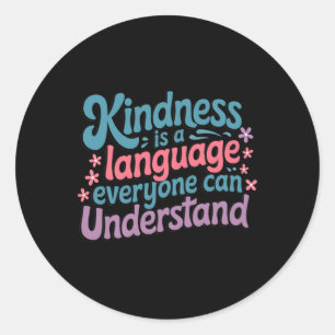 Vriendelijkheid - Inspirerend quote Sticker
