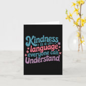 Vriendelijkheid - Inspirerend quote Sticker Kaart (Gele Bloem)