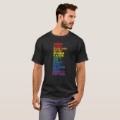 Vriendelijkheid is alles LGBTQ+ Pride T-shirt (Voorkant volledig)