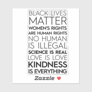 Vriendelijkheid is alles vinyl Stickers