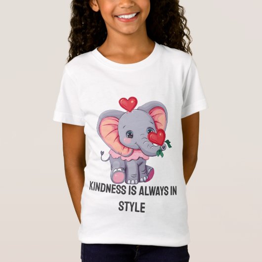 Vriendelijkheid is altijd in stijl | Schattigee Ki T-shirt (Voorkant)