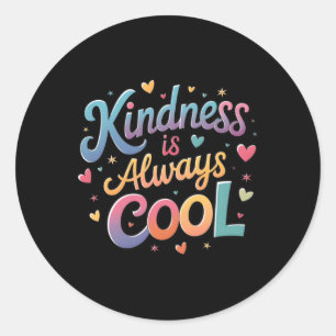 Vriendelijkheid is altijd koele Sticker