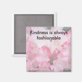 Vriendelijkheid is altijd modieus - Magneet (Voorkant / Achterkant)