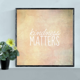 vriendelijkheid is belangrijk citeren  kijk waterv poster