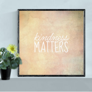 vriendelijkheid is belangrijk citeren  kijk waterv poster