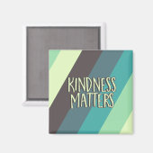 Vriendelijkheid is belangrijk, eenvoudige moderne  magneet (Voorkant / Achterkant)