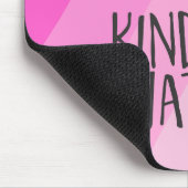 Vriendelijkheid is belangrijk, Modern vrouwelijk m Muismat (Hoek)