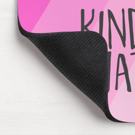 Vriendelijkheid is belangrijk, Modern vrouwelijk m Muismat (Hoek)