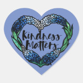 Vriendelijkheid is belangrijk voor texas bluebonne hart sticker (Voorkant)