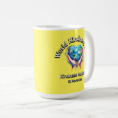 Vriendelijkheid is belangrijk. Werelddag van de Vr Koffiemok (Voorkant rechts)