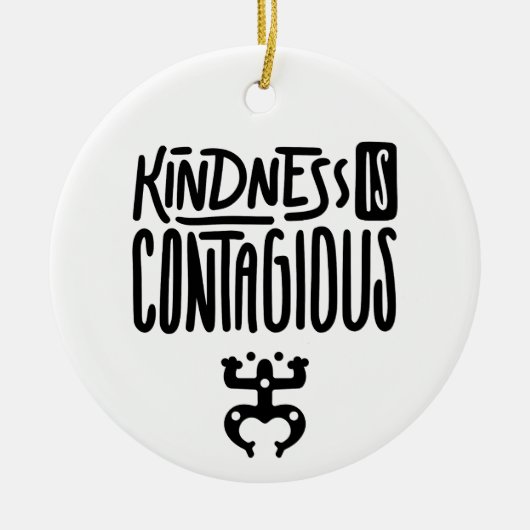 VRIENDELIJKHEID IS BESMETTELIJK ORNAMENT (Voorkant)