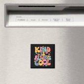 Vriendelijkheid Is Cool Groovy Leraar Wees Vriende Magneet (Insitu (Vaatwasser))