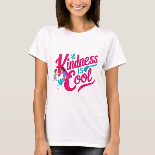 Vriendelijkheid is cool - Inspirerend T-shirt (Voorkant)