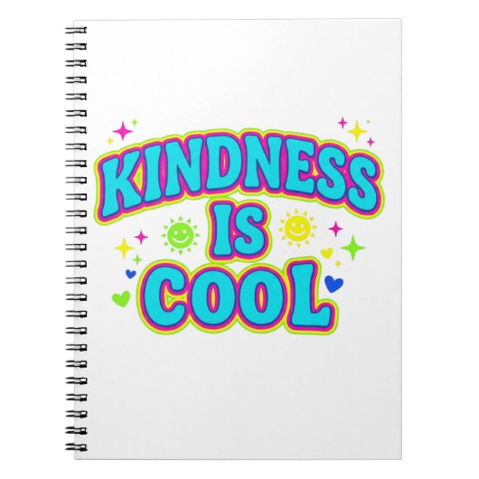 Vriendelijkheid Is Cool Notitieboek (Voorkant)