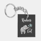 Vriendelijkheid Is Cool Olifant Sleutelhanger (Voorkant Links)