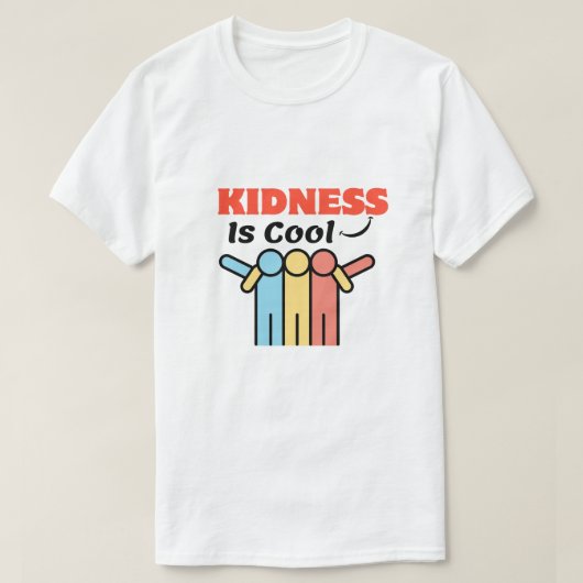 Vriendelijkheid is cool t-shirt (Design voorkant)