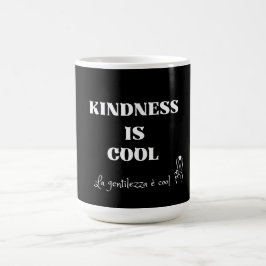 VRIENDELIJKHEID IS COOL tweetalig Koffiemok