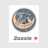 Vriendelijkheid is de echte Punk Rock Sticker - He (Vel)
