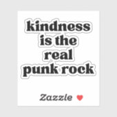Vriendelijkheid Is De Echte Punkrock Sticker (Vel)