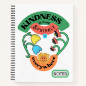 VRIENDELIJKHEID IS EEN GRATIS AFFIRMATIE RETRO STI NOTITIEBOEK (Voorkant)