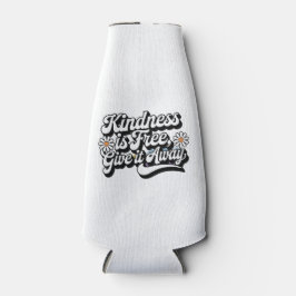 "Vriendelijkheid is gratis, geef het weg" Flesjeskoeler