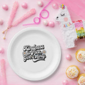 "Vriendelijkheid is gratis, geef het weg" Papieren Bordje (Feest)