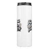 "Vriendelijkheid is gratis, geef het weg" Thermosbeker (Achterkant)