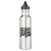 "Vriendelijkheid is gratis, geef het weg" Waterfles (Links)