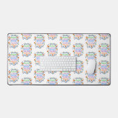 Vriendelijkheid is iemand je kracht lenen bureaumat (Keyboard & Muis)