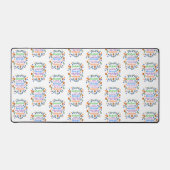 Vriendelijkheid is iemand je kracht lenen bureaumat (Voorkant)