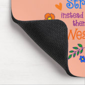 Vriendelijkheid is iemand je kracht lenen muismat (Hoek)