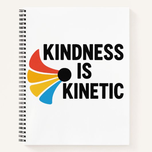 Vriendelijkheid is Kinetisch Notitieboek (Voorkant)