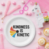 Vriendelijkheid is kinetisch papieren bordje (Feest)