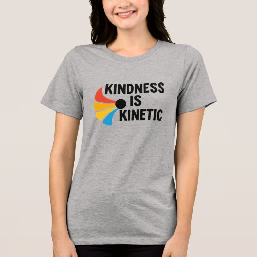 Vriendelijkheid is Kinetisch Tri-Blend Shirt (Voorkant)