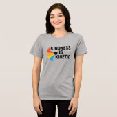 Vriendelijkheid is Kinetisch Tri-Blend Shirt (Voorkant volledig)