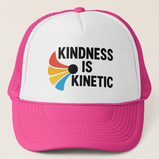 Vriendelijkheid is Kinetisch Trucker Pet (Voorkant)