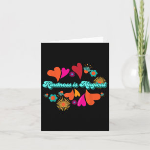 Vriendelijkheid is magische Boho Hippie-stijl Moti Kaart