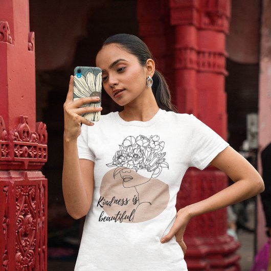 Vriendelijkheid is mooi Abstract T-shirt