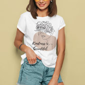 Vriendelijkheid is mooi Abstract T-shirt