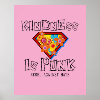 Vriendelijkheid is punk - Rebel tegen haat Poster