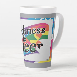 Vriendelijkheid is Queer - Ontworpen door ShelloCB Latte Mok