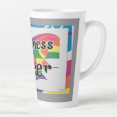 Vriendelijkheid is Queer - Ontworpen door ShelloCB Latte Mok (Rechts)